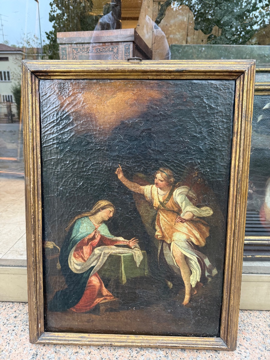 Maestro del sec. XVII-XVIII  Emilia-Marche "Annunciazione"-photo-3