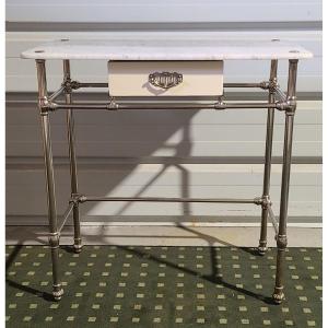 1900 Chrome Brass Dressing Table