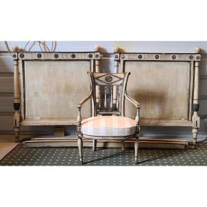 Directoire Period Armchair And Bed