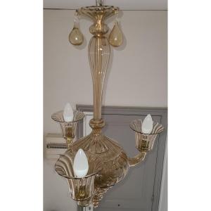 Murano Chandelier By Vittorio Zecchin 1920/1925