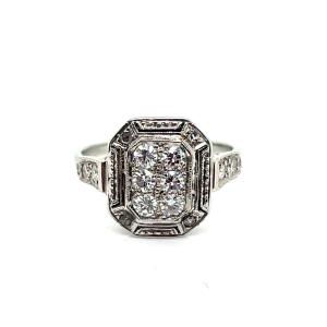 Art Deco Platinum Diamond Ring