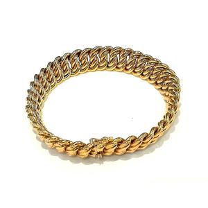 American Mesh Bracelet Yellow Gold 