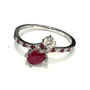 Mauboussin Duo De Passion Ruby Diamond Ring