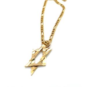 Rose Gold Star Of David And Its Chain