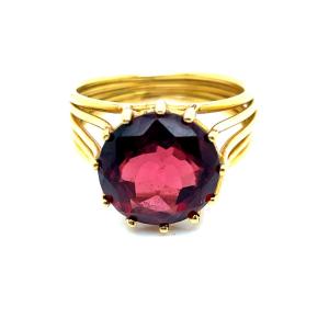 Rose Gold Tourmaline Ring