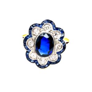 Art Deco Pompadour Ring