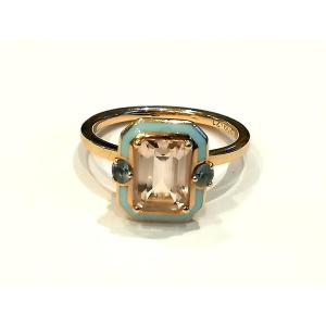 Selim Mouzannar Rose Gold Morganite Ring