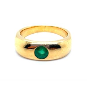 Emerald Bangle Ring