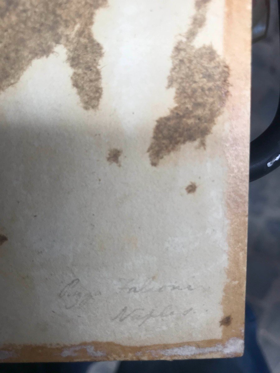 IBBETSON, John Thomas - Veduta di Napoli - Chiesa della Concezione a Chiatamone - Inghilterra-photo-3