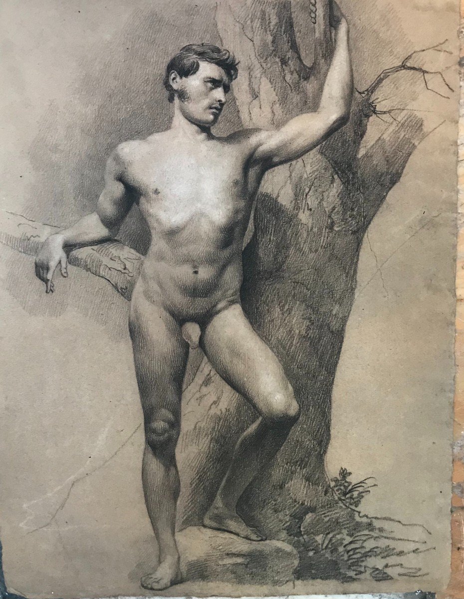 Nudo maschile accademico- Accademia nudo uomo - Italia Francia