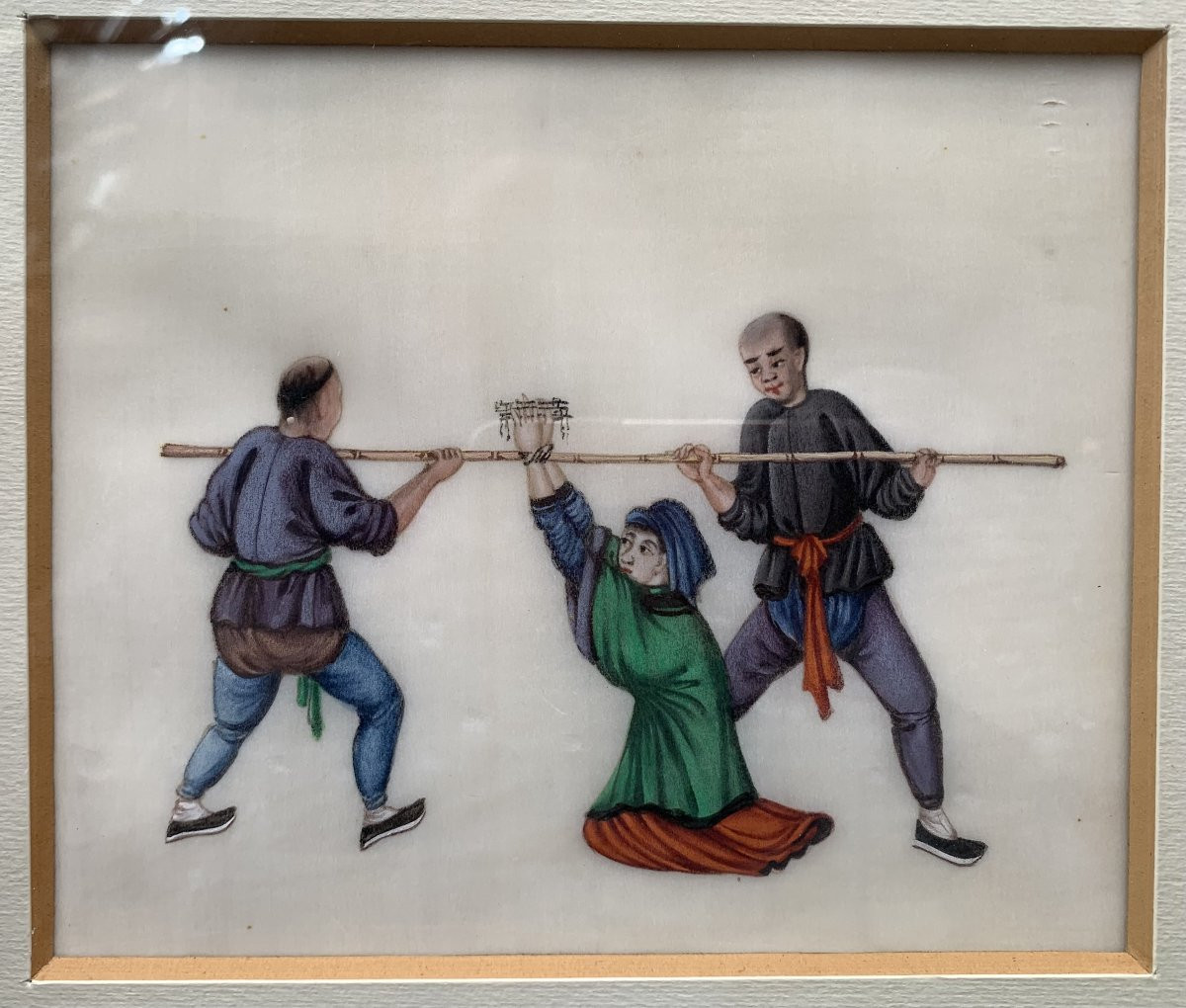 Scuola Cinese -Torture cinesi- gouache su carta di riso -1910 ca Cina  - oriente-photo-6