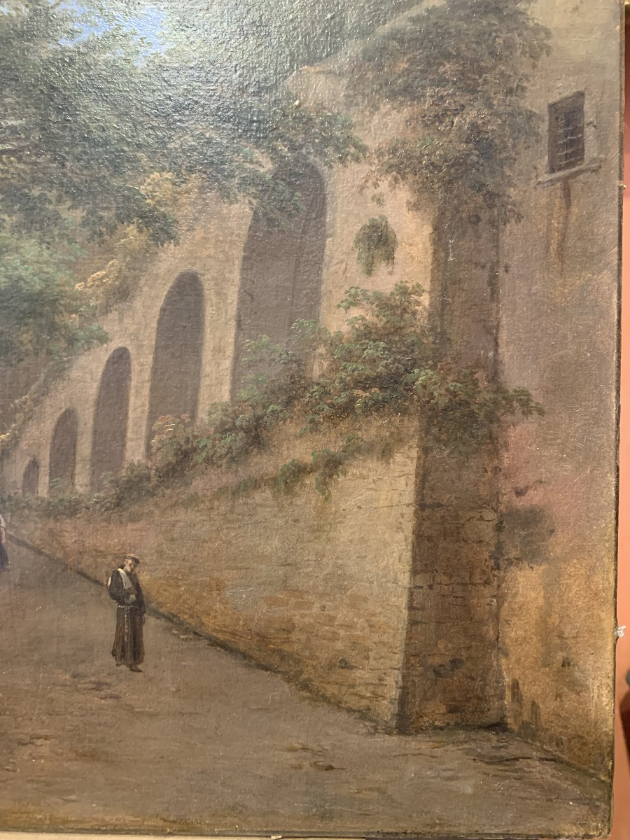 Scuola italiana - Paesaggio napoletano - Napoli- Grand Tour Roma 1830 -photo-5