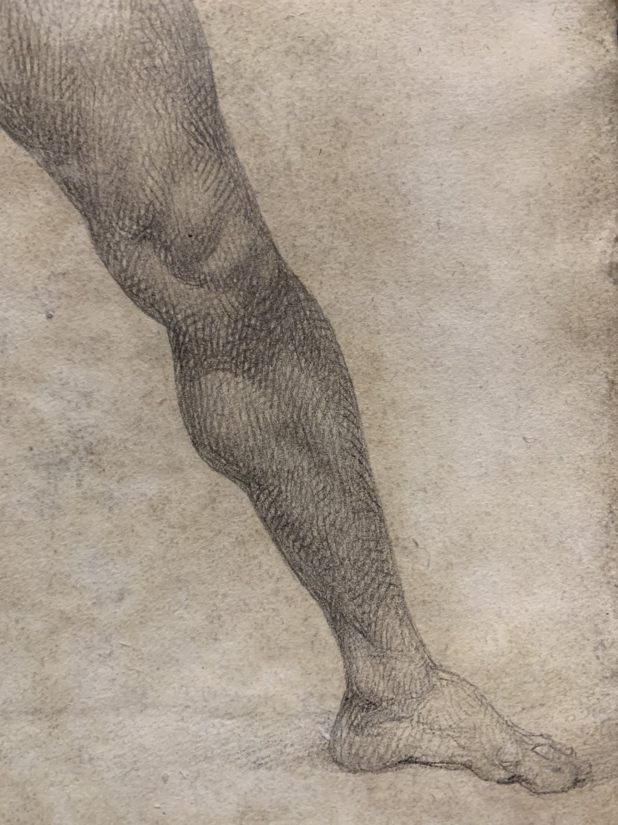 Nudo maschile accademico- Accademia nudo uomo - Italia Francia 1820 ca-photo-1