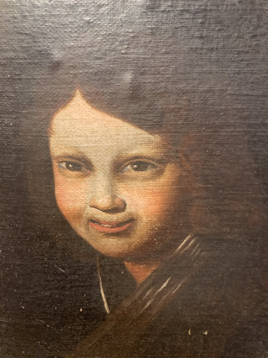 Giovanni Antonio Galli  dit Spadarino (attr.) Ritratto di bambino- Italia - XVII secolo-photo-3