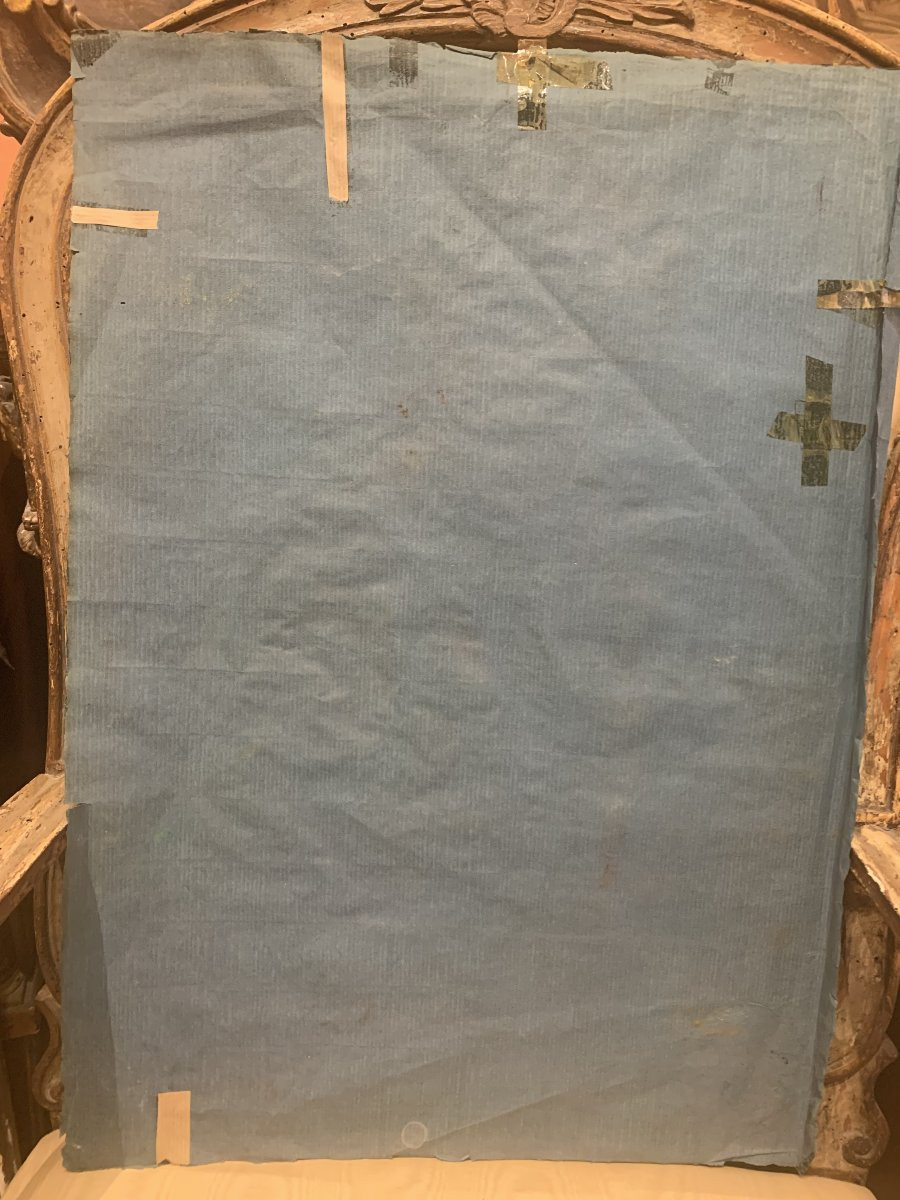 scuola europea -1918  ritratto femminile- tempera Italia Francia  -photo-5