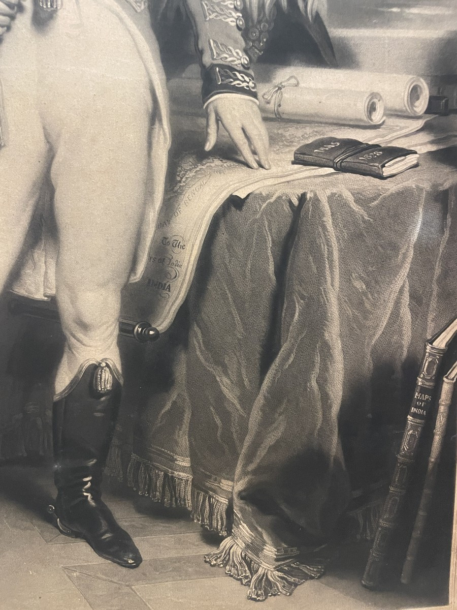 S.Cousin  -Sir Martin Archer Shee - Ritratto del Generale inglese Sir Thomas Munro, Inghilterra-photo-2