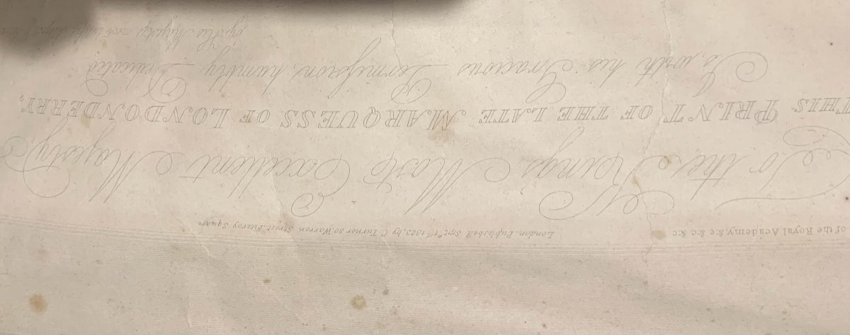 C.Turner Marchese di Londonderry - 1823 Eccellentissima Maestà Inglese - Inghilterra Londra-photo-3