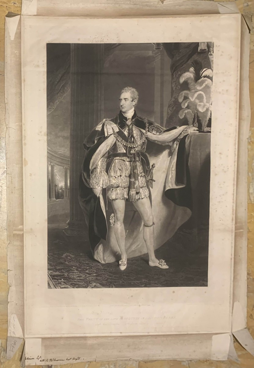 C.Turner Marchese di Londonderry - 1823 Eccellentissima Maestà Inglese - Inghilterra Londra