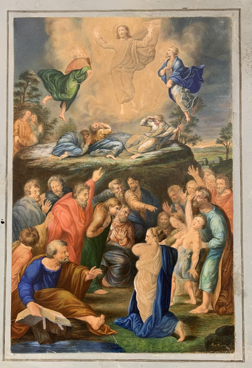 Bullier - Trasfigurazione di Cristo - Raffaello - Roma Francia Grand Tour Roma 