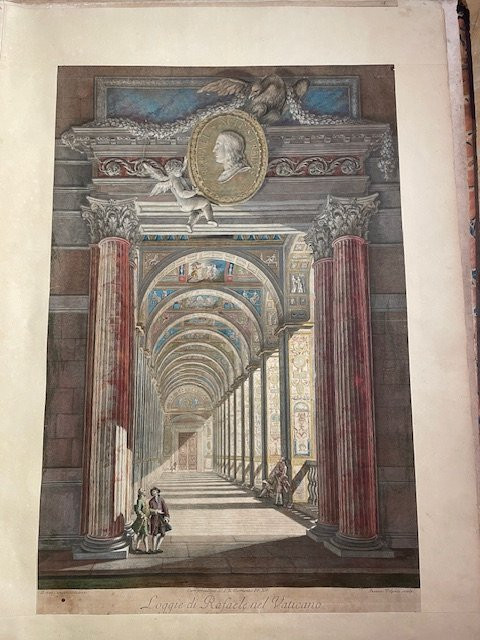 Ottaviani- 14 Logge di Raffaello 1772 - serie completa - Grand Tour Italia Roma col d'epoca-photo-2