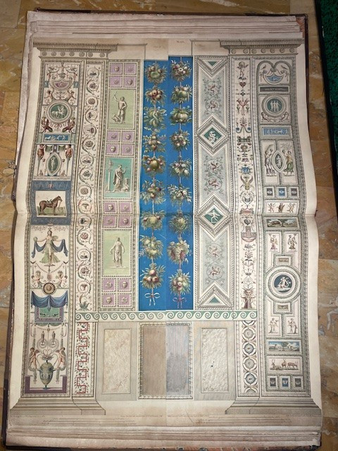 Ottaviani- 14 Logge di Raffaello 1772 - serie completa - Grand Tour Italia Roma col d'epoca