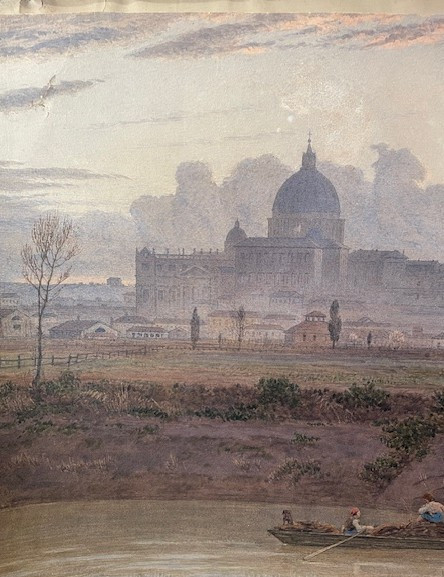 J.C. Moore - Basilica di San Pietro a Roma -1863 - Grand Tour Italia Inghilterra -photo-1