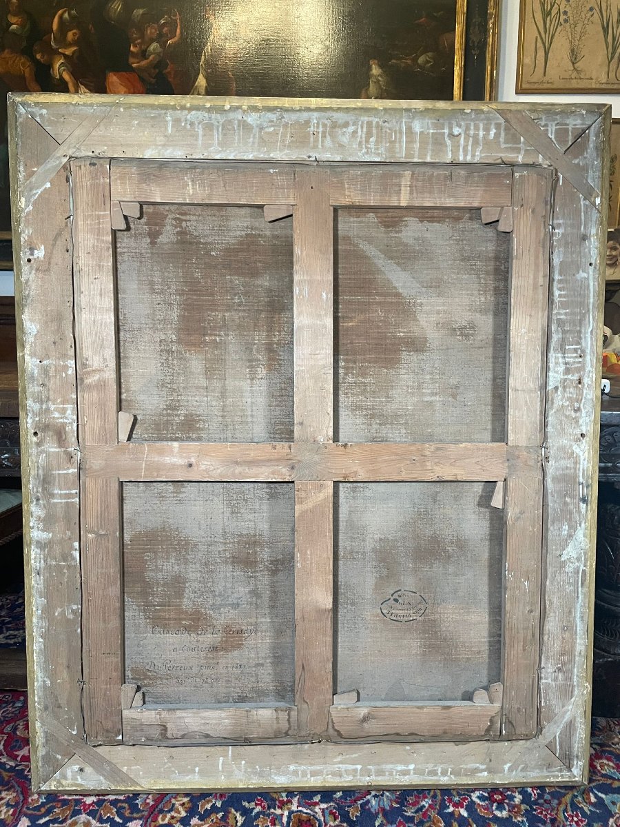 Veduta delle  Cascade du Cerisey Pirenei firmato 1837 Du Perreaux-photo-4