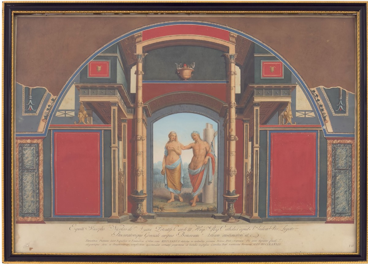 Buti - Campanella - Villa Negroni a Roma - circa 1780 Grand Tour Italia - Ercole -photo-2