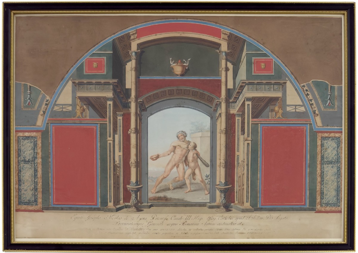 Buti - Campanella - Villa Negroni a Roma - circa 1780 Grand Tour Italia - Ercole -photo-3