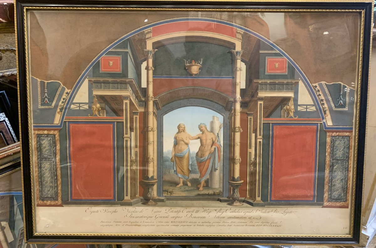 Buti - Campanella - Villa Negroni a Roma - circa 1780 Grand Tour Italia - Ercole -photo-4