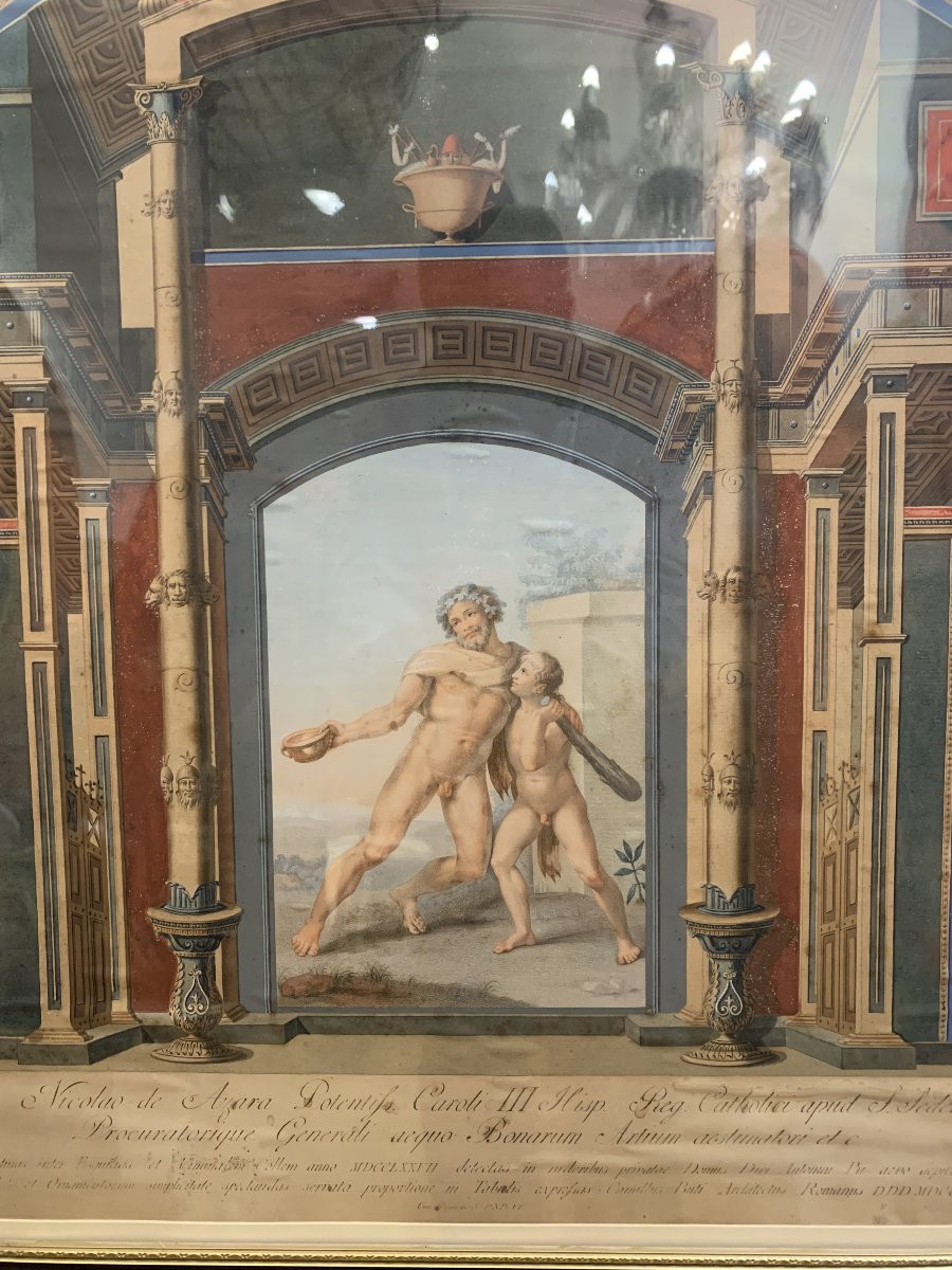 Buti - Campanella - Villa Negroni a Roma - circa 1780 Grand Tour Italia - Ercole -photo-1