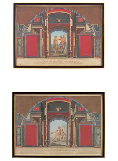 Buti - Campanella - Villa Negroni a Roma - circa 1780 Grand Tour Italia - Ercole 