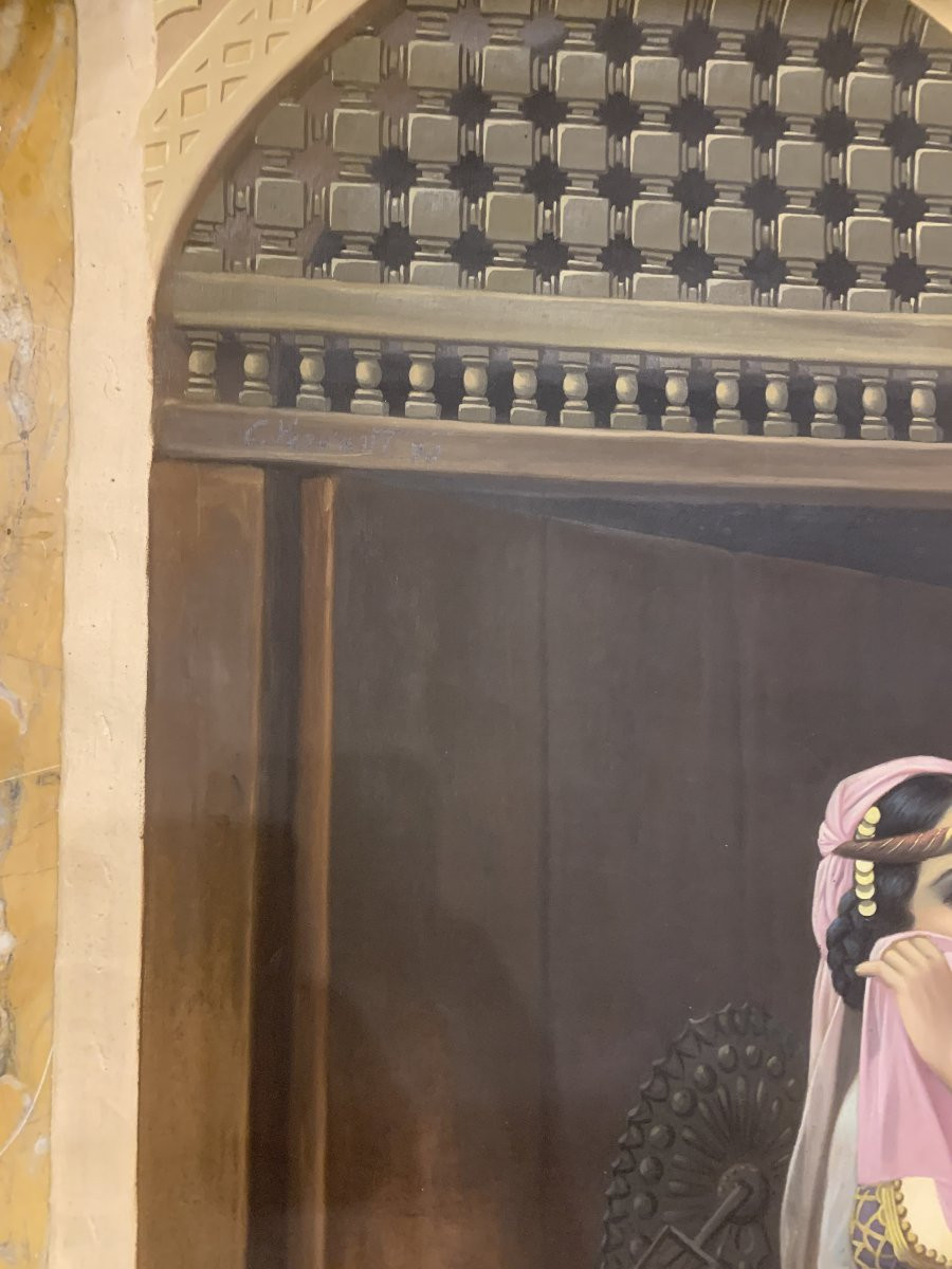 Yervant Chimchidian (1903 - 1975) - Soggetto orientalista-  1970  Armenia -photo-4