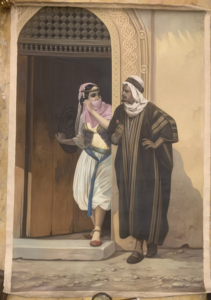 Yervant Chimchidian (1903 - 1975) - Soggetto orientalista-  1970  Armenia 