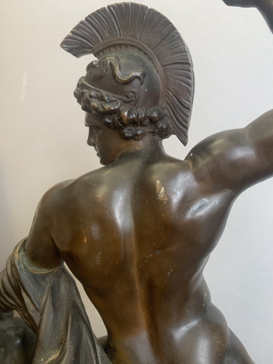 Canova - Teseo e il centauro Fereo - circa 1850. Bronzo, Italia, Vienna. Stile neoclassico. -photo-4