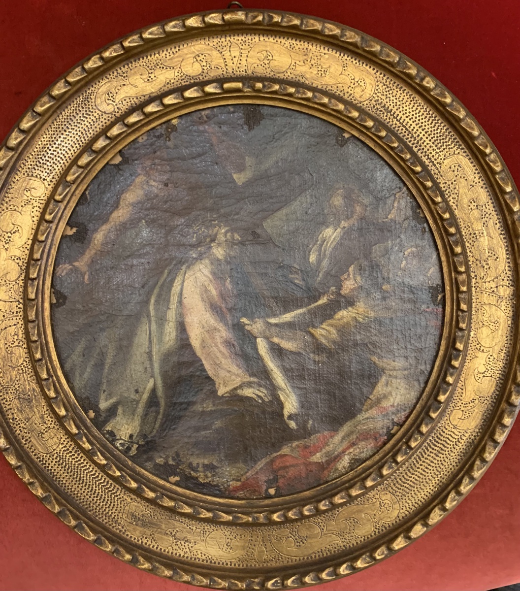 scuola napoletana- 6 dipinti della vita di Cristo- XVIII secolo- Italia Napoli-photo-2