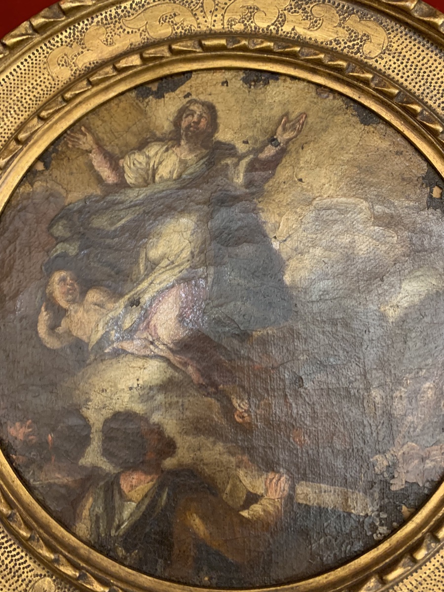 scuola napoletana- 6 dipinti della vita di Cristo- XVIII secolo- Italia Napoli-photo-3
