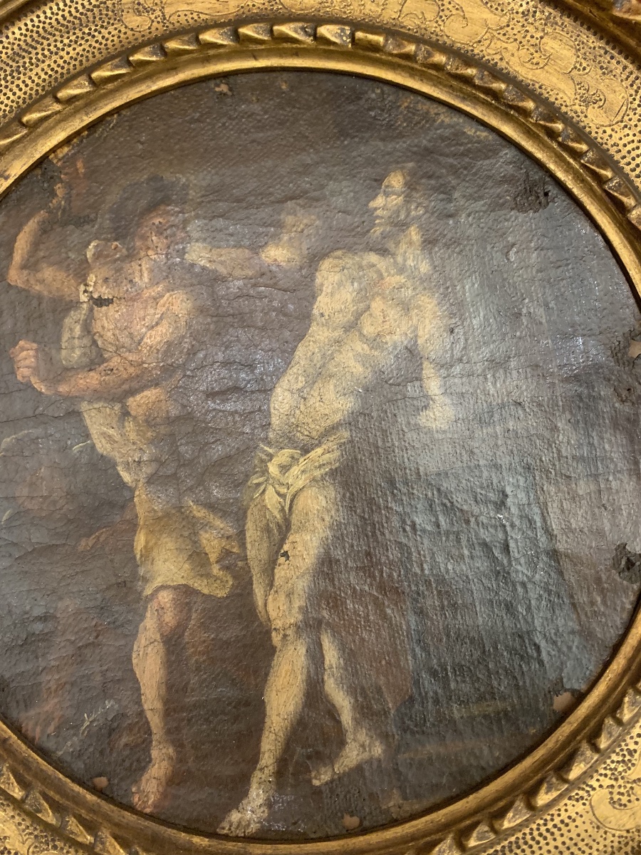 scuola napoletana- 6 dipinti della vita di Cristo- XVIII secolo- Italia Napoli-photo-1