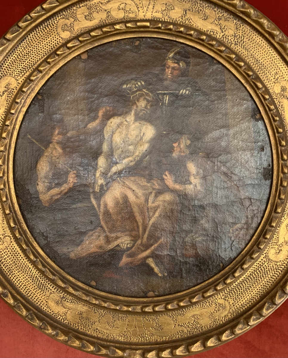 scuola napoletana- 6 dipinti della vita di Cristo- XVIII secolo- Italia Napoli-photo-3