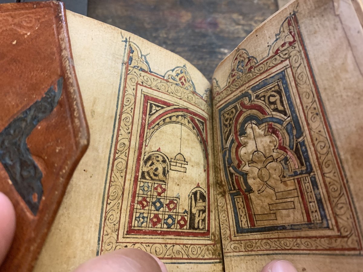  libro di preghiere musulmano- Al Busiri- Corano XVIII s. Nord Africa manoscritto Medina-photo-3