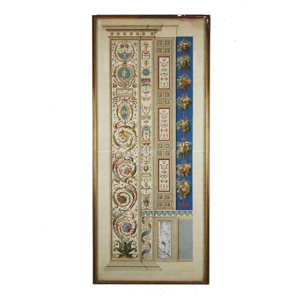 G.Ottaviani 5 aincisioni colorate d'epoca 1776 1 Edizione-photo-3