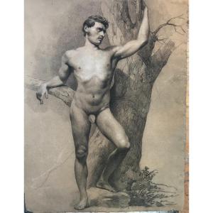 Nudo maschile accademico- Accademia nudo uomo - Italia Francia