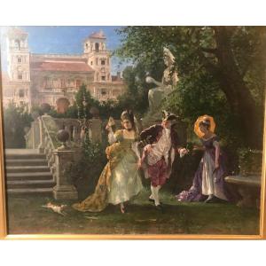 Leon Chevallien - Accademia di Francia - Villa Medici a Roma- 1871 Francia Roma