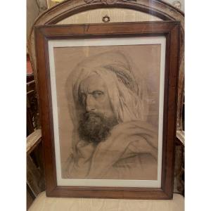 ritratto di orientale con turbante 