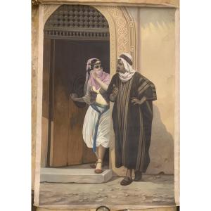 Yervant Chimchidian (1903 - 1975) - Soggetto orientalista-  1970  Armenia 