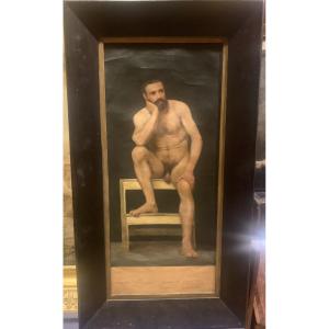 Accademia di nudo Maschile - Giarrizzo- XIX s. - Palermo - uomo