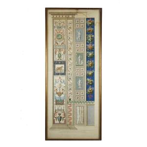G. Ottaviani -6 Logge di Raffaello-gravure Avec Colorée Originale -1776 Rome - Italie - 1 ediz,