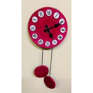 Wall Clock, Mechanical Key Movement By Mithé Espelt