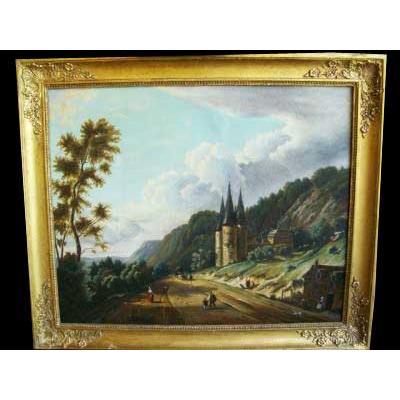 Paire de tableaux Henri Chevalier