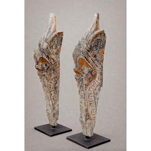 Pair Of Singapore Naga